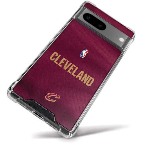 NBA Cleveland Cavaliers Jersey Google Pixel 8a Clear Case